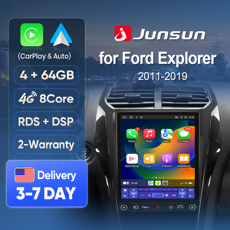 Japanese Lifestyle Called - Pantalla Inalámbrica Junsun con CarPlay para