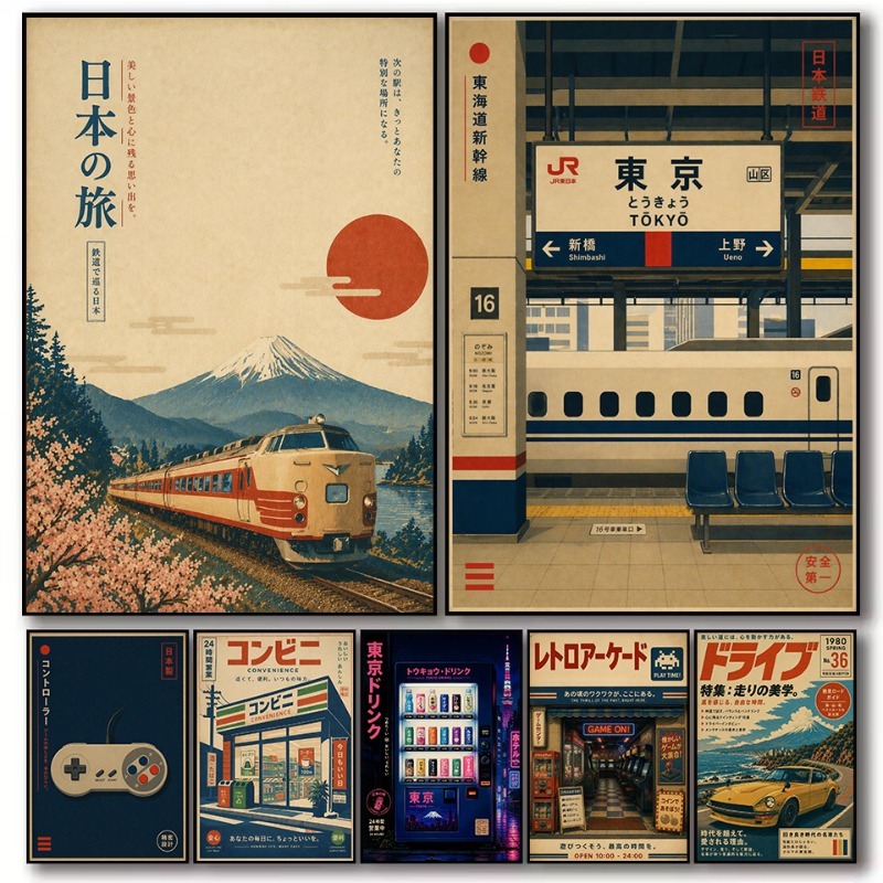 Japanese Lifestyle And Traditions - Póster de Lona con Diseño de