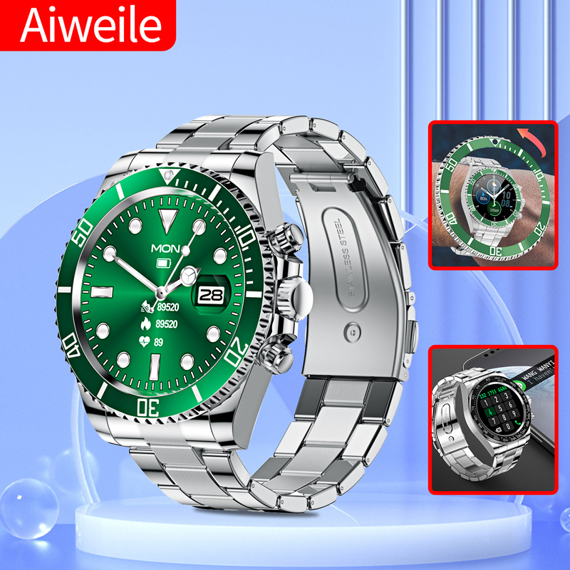 Japanese Lifestyle Called - Aiweile-reloj inteligente AW12 para hombre, cronógrafo