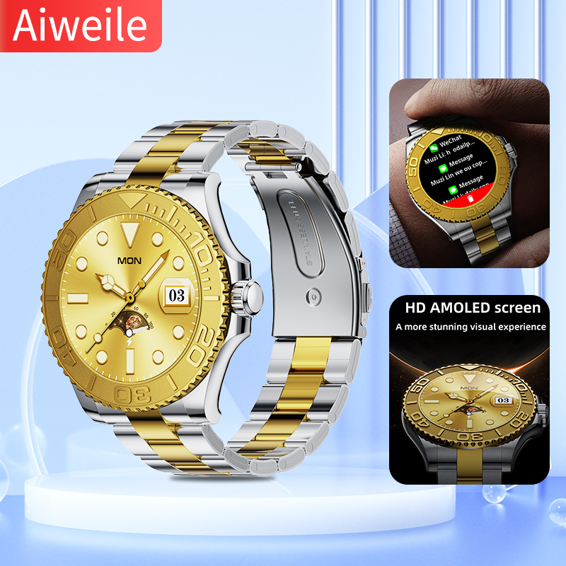 Japanese Lifestyle Called - Aiweile-reloj inteligente AW46 para hombre, nuevo