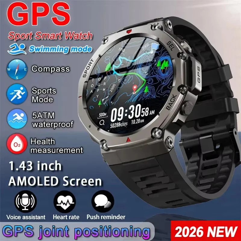 Japanese Lifestyle Called - Reloj Inteligente para Hombre con GPS,