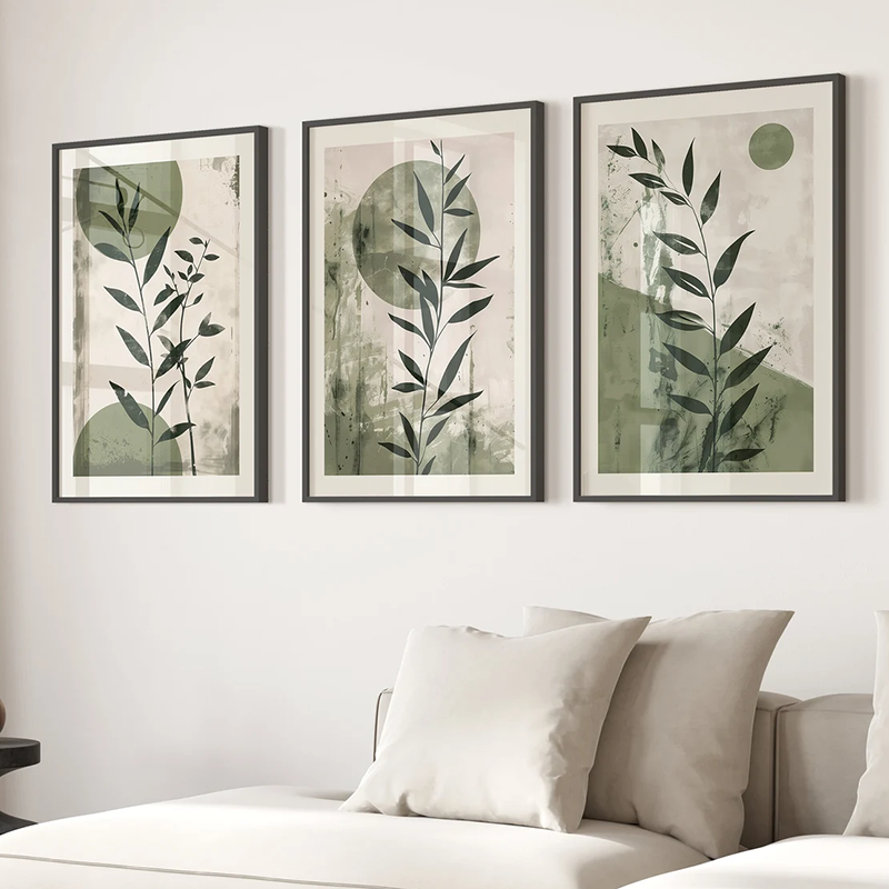 Juego de 3 Cuadros Decorativos - Japanese Minimalist Lifestyle reseña y precio
