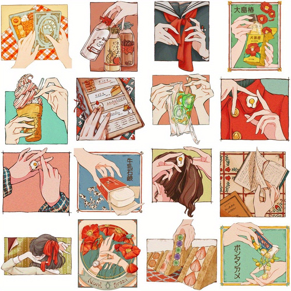 50 Pegatinas de Estilo Vintage - Japanese Lifestyle Japanese reseña y precio
