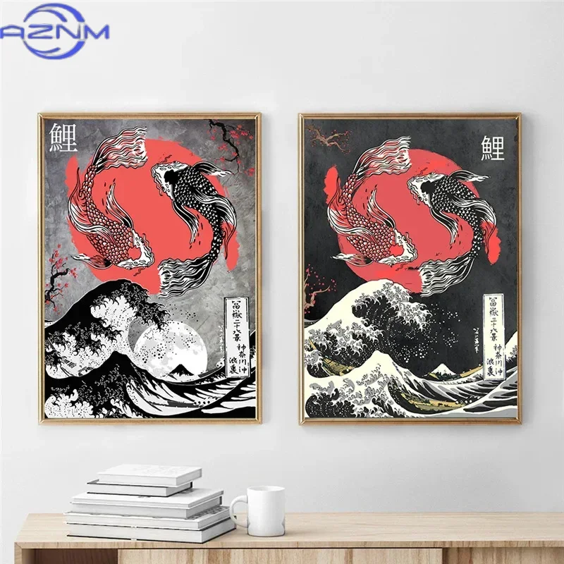 Pintura en lienzo AZNM, póster - Japanese Lifestyle And Traditions reseña y precio