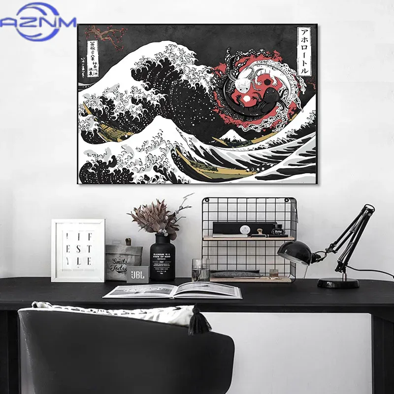 Pintura en lienzo AZNM, póster - Japanese Lifestyle And Traditions reseña y precio