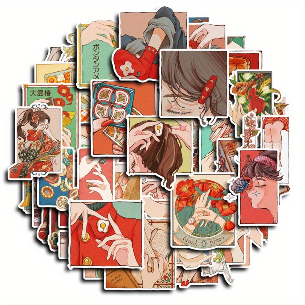 50 Pegatinas de Estilo Vintage - Japanese Lifestyle And Traditions reseña y precio