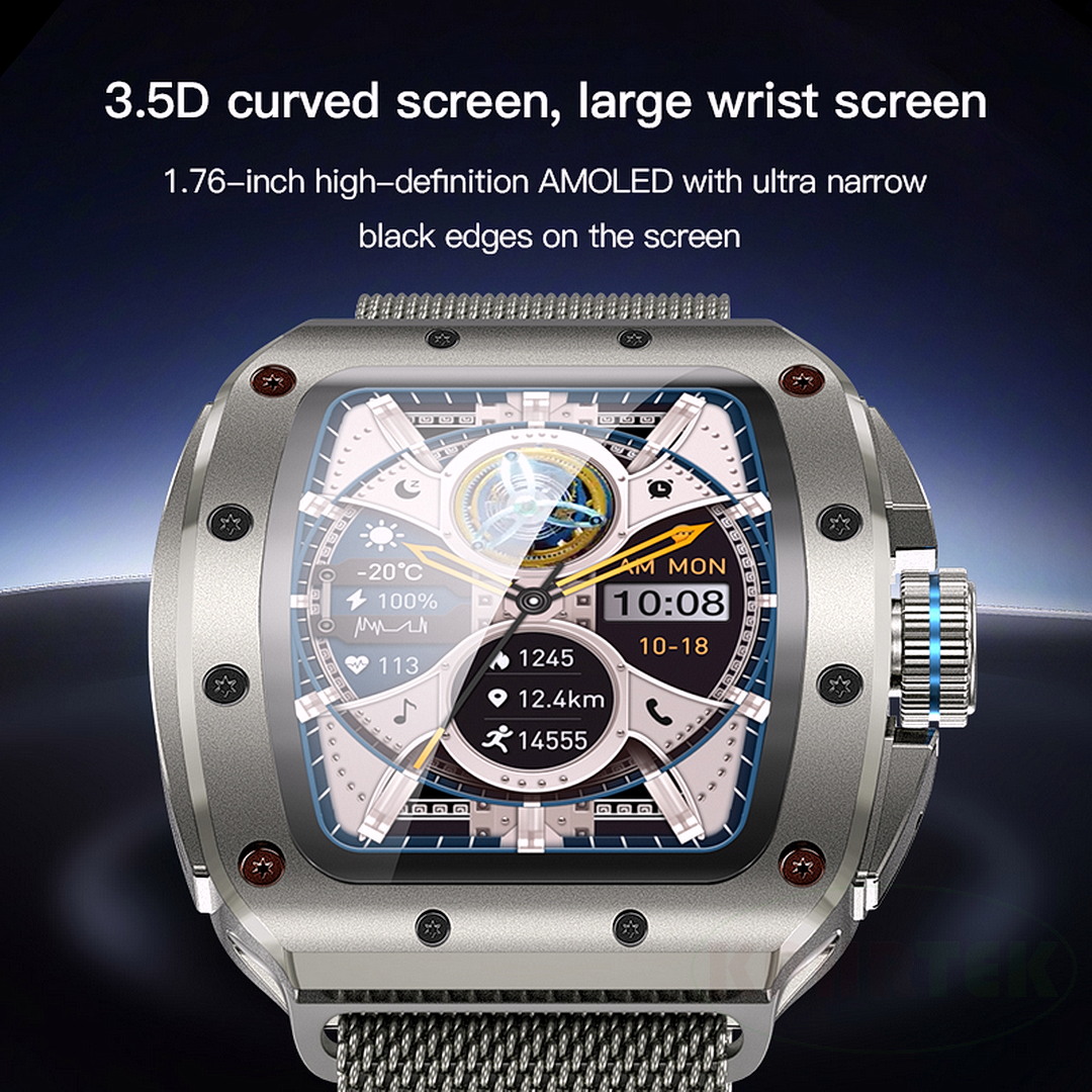 Reloj inteligente V68, 1,76 pu - Japanese Lifestyle Called reseña y precio